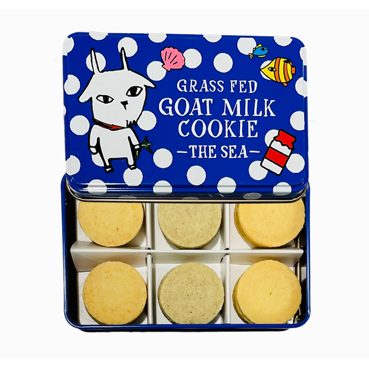ヤギミルククッキー 海 3種18枚入 | いわて銀河プラザSHOP